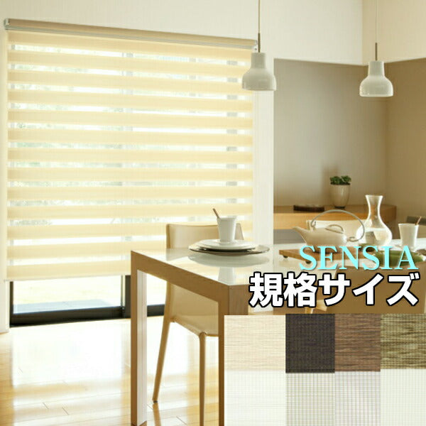 ロールスクリーン センシア 調光 遮光 トーソー 規格品 幅60cm×高さ150cm TOSO カーテンレールに取り付け簡単!4色展開